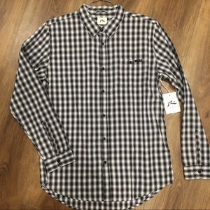 Rusty button down shirt NWT